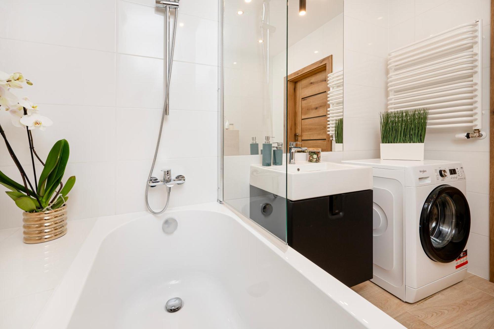 Manufaktura - Prestiz Z Garazem Podziemnym I Dwoma Lazienkami Apartament Łódź